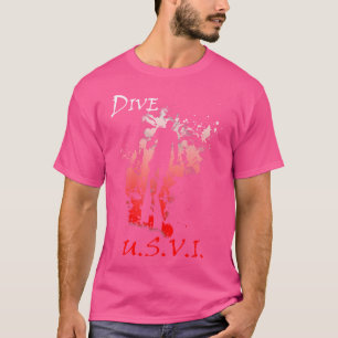 Dive U S V I Vakantieduiken T-shirt