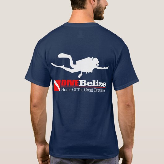 DIVEBelize T-shirt (Achterkant)