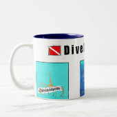 DiveBuddy.com Coffee-Mok Tweekleurige Koffiemok (Links)