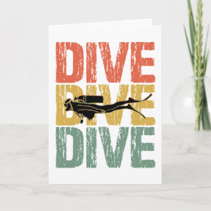 Diveduik - scuba duiker onderwater kaart