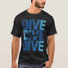 Diveduik - scuba duiker onderwater t-shirt