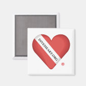 Divehartverwarmingstoestel Magnet Magneet (Voorkant / Achterkant)