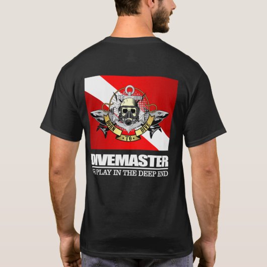 Divemaster (BTD) T-shirt (Achterkant)