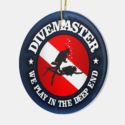 Divemaster (Deep End) Keramisch Ornament (Links)