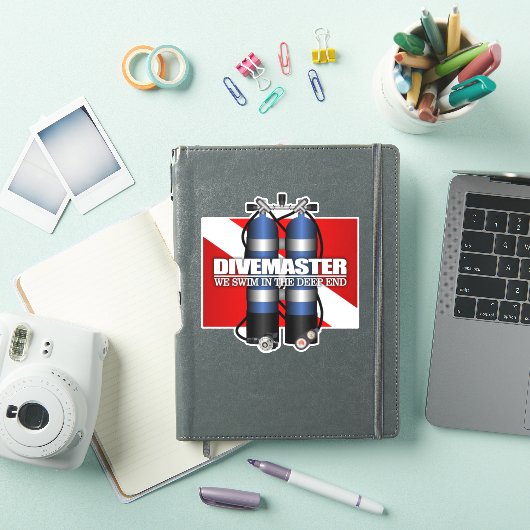 Divemaster (q) sticker (iPad Cover)