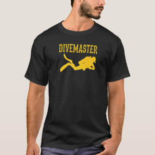 Divemaster Scuba Diving Instructor Dive Flag Style T-shirt