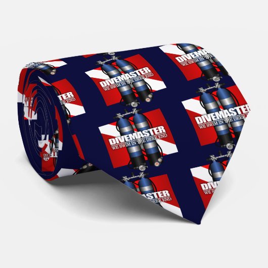 Divemaster (Scuba Tanks) Stropdas (Opgerold)