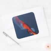 Diver 2 vierkante sticker (Envelop)