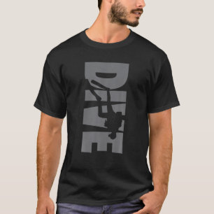 Diver Diver Diver Diving Freediving Fl T-shirt