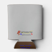 Diver duikt in kosnoot blikjeskoeler (Achterkant)