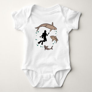 Diver en haaien romper