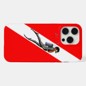 Diver Et Drapeau (Verso Horizontal)