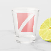 Diver naar beneden duikende vlag shot glas (Achterkant)