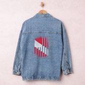 Diver omlaag Vlag Amerikaanse vlag Scuba Diver Denim Jacket (Hangar)