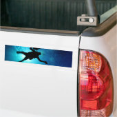 Diver onderwater bumpersticker (Op Truck)