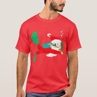 Diver Santa Claus Scuba Diving Kerstmis 1 T-shirt