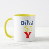 Diver Sit Y Mug (deux images) (Gauche)