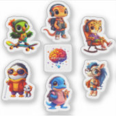 Divergee Character Sticker Blad 3 (Voorkant)