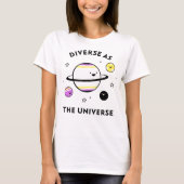 Divers als het heelal t-shirt (Voorkant)
