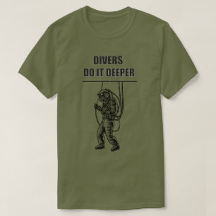 Divers doen het diepere T-shirt