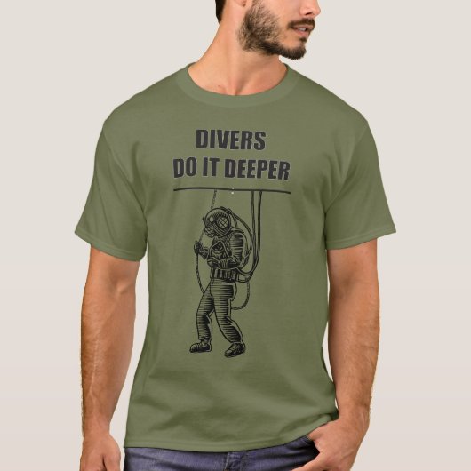 Divers doen het diepere T-shirt (Voorkant)