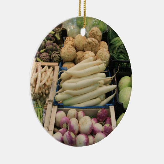 Divers ornements de légumes frais (Droite)