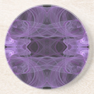 Divers série-25 — Dessous de verre noir violet 1 d
