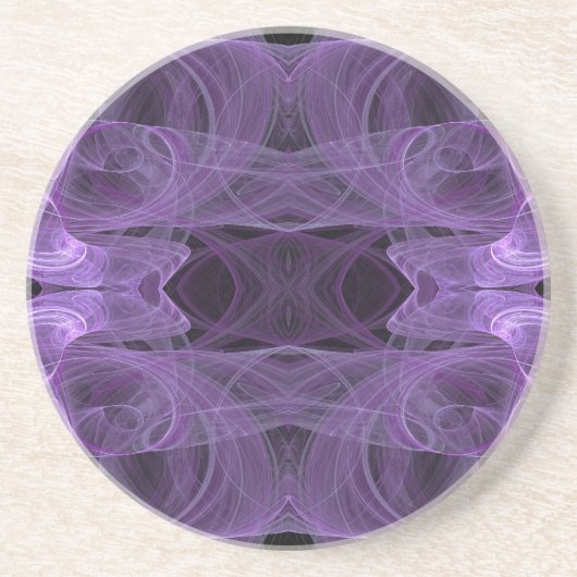 Divers série-25 — Dessous de verre noir violet 1 d (Devant)