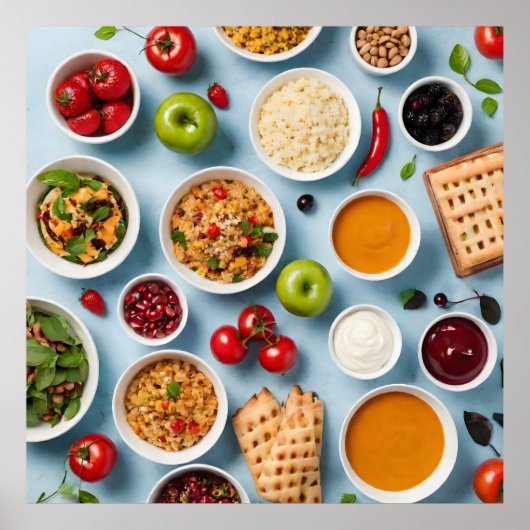 Divers voedsel poster (Voorkant)