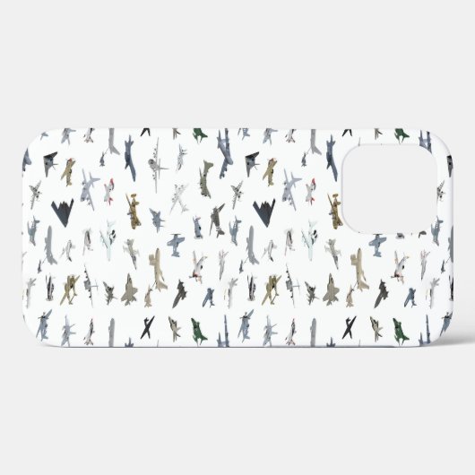 Diverse Amerikaanse militaire vliegtuigen Case-Mate iPhone Case (Achterkant (horizontaal))
