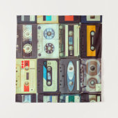 Diverse audiocassettes wandkleed (Voorkant (horizontaal))