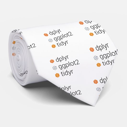 Diverse bibliotheken: dplyr, gplot2, tidyr stropdas (Opgerold)