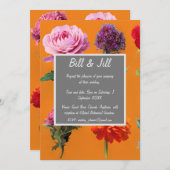 Diverse bloemen Daisy bruiloft Kaart (Voorkant / Achterkant)