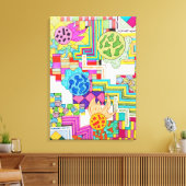 Diverse Colors Canvas Afdruk (Insitu (Woonkamer))