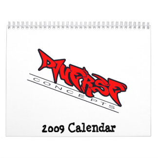 Diverse Concepts Car Club 2009 Calendar Kalender