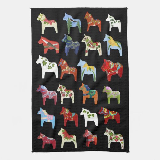 Diverse Dala's Dish Towel Theedoek (Verticaal)