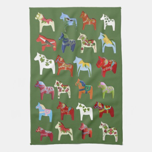 Diverse Dala's Dish Towel Theedoek (Verticaal)