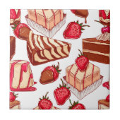 Diverse desserts Ceramic Tile Tegeltje (Voorkant)