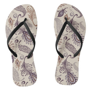 Diverse doezelpatronen teenslippers
