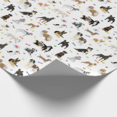Diverse Dogs Pattern Cadeaupapier (Hoek)