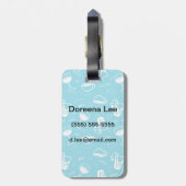 Diverse drankjes bagagelabel (Achterkant verticaal)