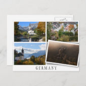 Diverse Duitse herfstlandschappen Briefkaart (Voorkant / Achterkant)