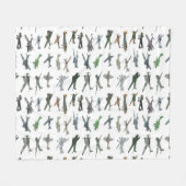 Diverse Duitse WW2-vliegtuigen Fleece Deken (Voorkant (Horizontaal))