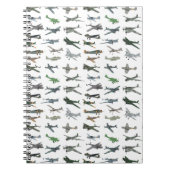 Diverse Duitse WW2-vliegtuigen Notitieboek (Voorkant)