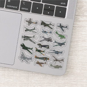 Diverse Duitse WW2-vliegtuigen Sticker