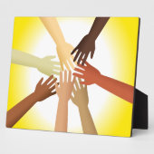 Diverse handen fotoplaat (Zijkant)