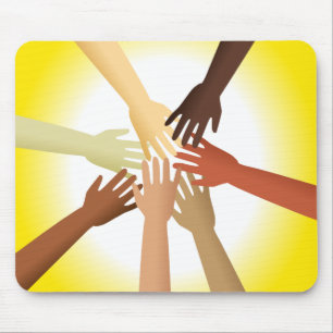 Diverse handen muismat