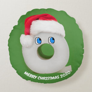 Diverse kerstfeestelijke toiletpapier 2020 rond kussen