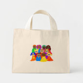 Diverse Kinderen Mini Tote Bag (Voorkant)