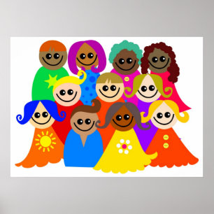 Diverse Kinderen Poster